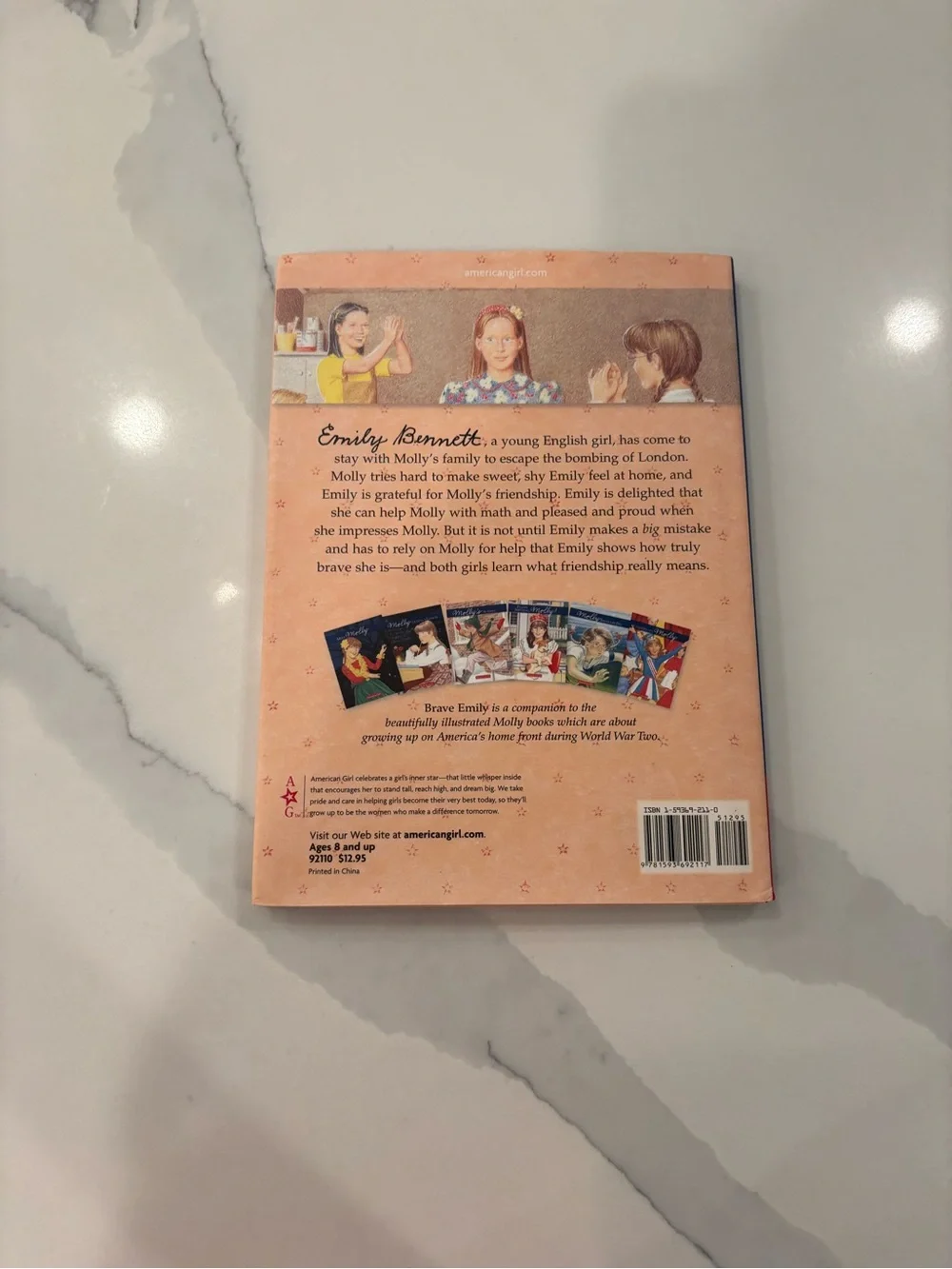American Girl Paperback Set with Yellow, Red, and Green Covers